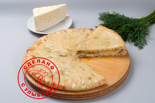 Осетинский пирог с сыром и укропом