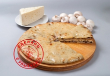 Осетинский пирог с сыром и грибами